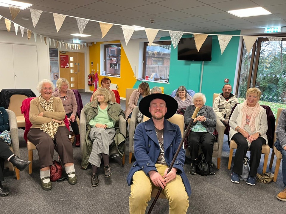 Stroke Club Members Socializing